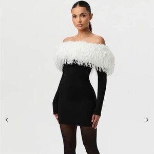 Naked wardrobe bodycon mini dress